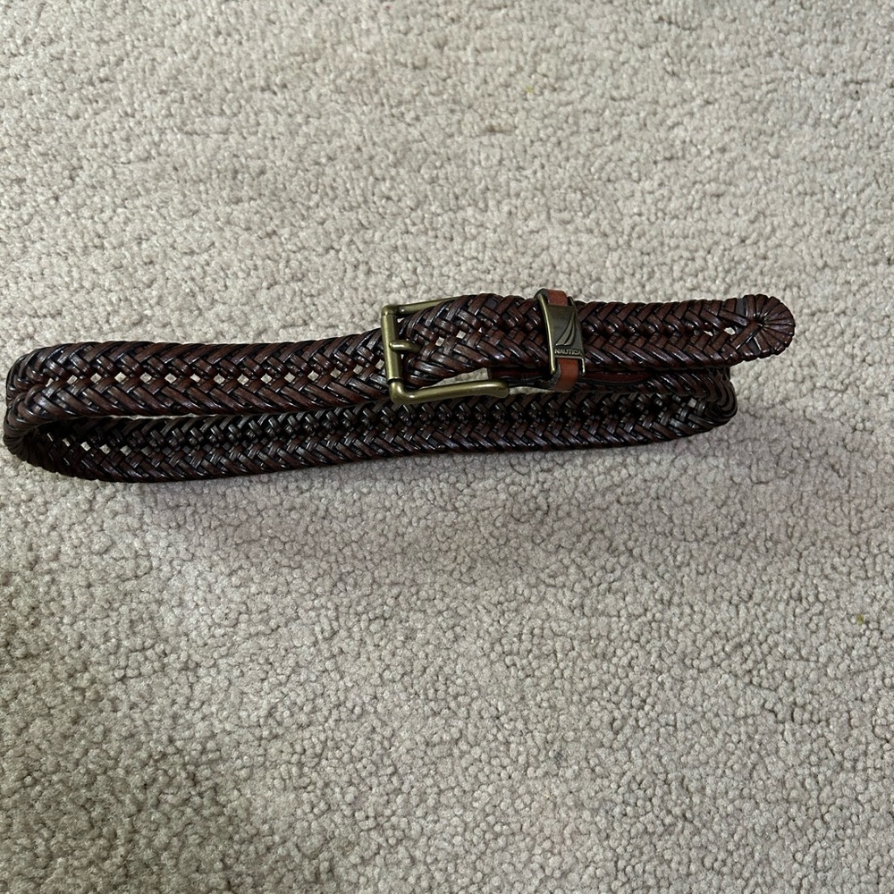 Nautica leather belt for toddlers